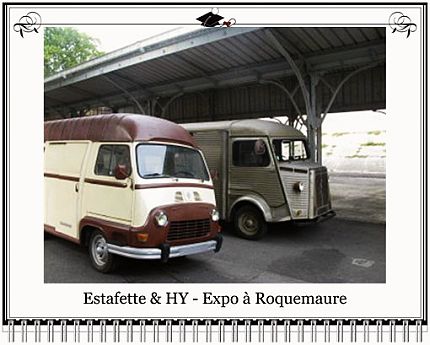 Estafette Renault et Tub Citroën HY Vintage