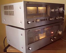 lot JVC JA-S22 + JT-V22 silver