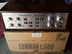 ampli LUXMAN l580 vintage en carton