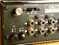 connectiques phono Proton 520